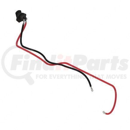 A06-33760-060 by FREIGHTLINER - Trailer Wiring Receptacle Assembly - 2 Pole, Positive and Negative