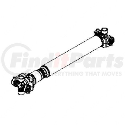 A09-11617-481 by FREIGHTLINER - Drive Shaft - 1710HR Main D/L, 50mm BRG, 48.25