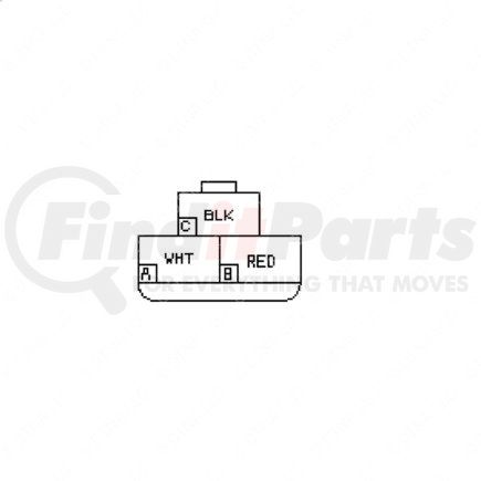 A06-18502-000 by FREIGHTLINER - Retarder Control Pressure Switch - Silver