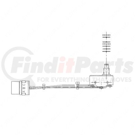 A06-21582-000 by FREIGHTLINER - Exhaust Brake Clutch Pedal Switch