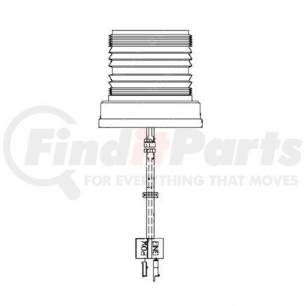 A06-22008-020 by FREIGHTLINER - Beacon Light Wiring Harness