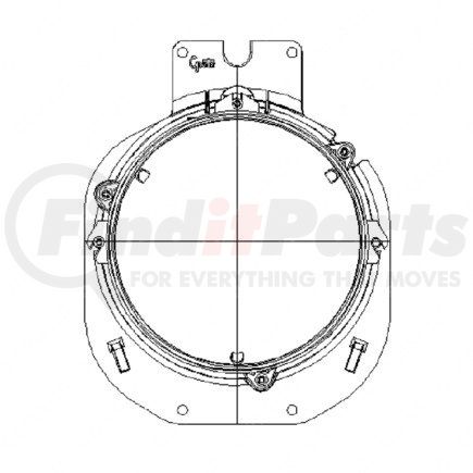 A06-25472-000 by FREIGHTLINER - Headlight Assembly