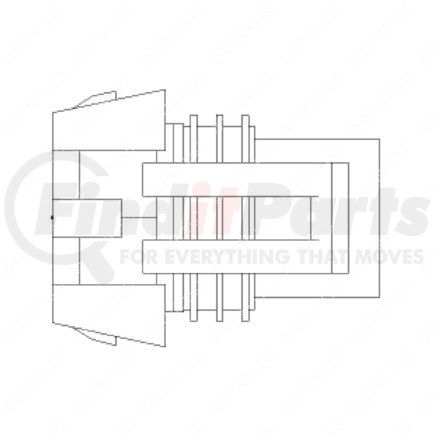 A06-25512-002 by FREIGHTLINER - Multi-Purpose Plug - 2 Cavity, MP280S