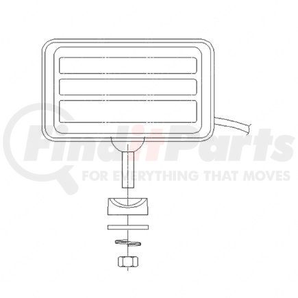 A06-30036-001 by FREIGHTLINER - Fog Light Assembly