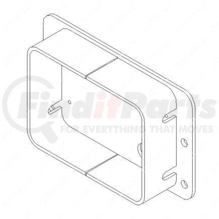 A06-33143-000 by FREIGHTLINER - Collision Avoidance System Front Sensor Bracket