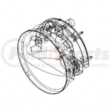A06-36847-000 by FREIGHTLINER - Headlamp Assembly - Left/Right Compatibility