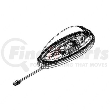 A06-36925-000 by FREIGHTLINER - LED Roof Marker Light - Low Profile