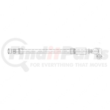 A06-37671-104 by FREIGHTLINER - CABLE RED 2/0 CANNON FUS