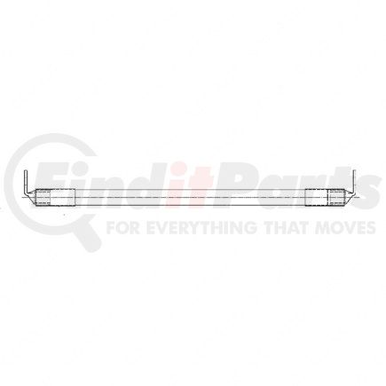 A06-91971-034 by FREIGHTLINER - Battery Cable - Negative, 4/0, 3/8-3/8, 90 Degree, Terminal