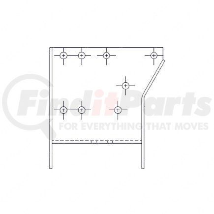 A07-16180-001 by FREIGHTLINER - Power Take Off (PTO) Pump Bracket