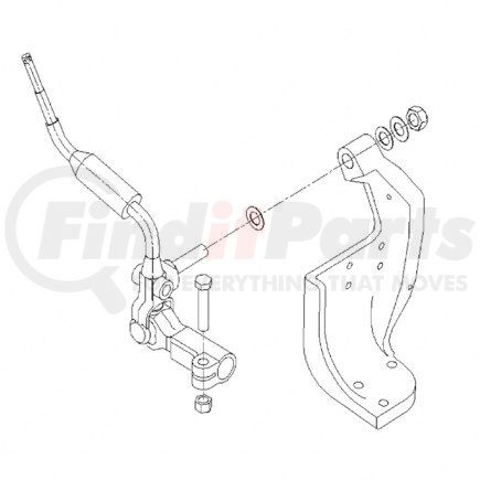 A07-16702-000 by FREIGHTLINER - Manual Transmission Shift Lever Assembly