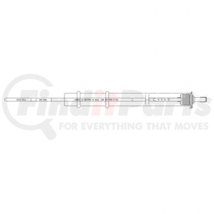 A07-17057-006 by FREIGHTLINER - DIPSTICK ASSY-HD4060P,