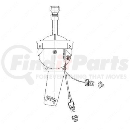 A07-18188-002 by FREIGHTLINER - Manual Transmission Shifter Assembly - for Allison 2000, 4S, Cargo