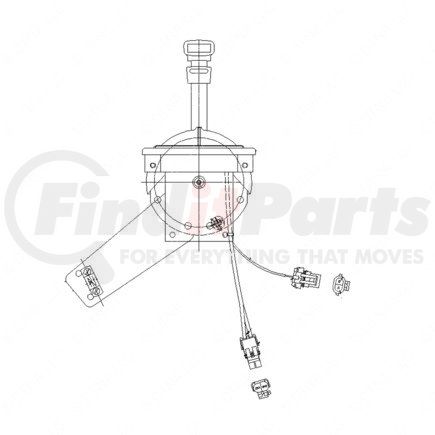 A07-18294-000 by FREIGHTLINER - Manual Transmission Shifter Assembly