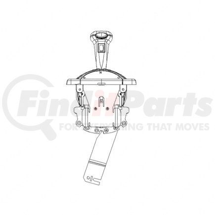 A07-19444-000 by FREIGHTLINER - Manual Transmission Shifter Assembly - Lever Type