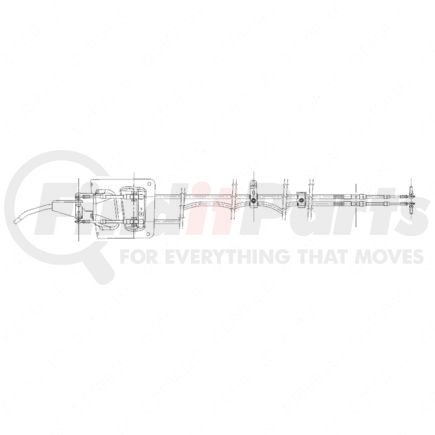 A07-19591-000 by FREIGHTLINER - Manual Transmission Shift Cable Control Assembly