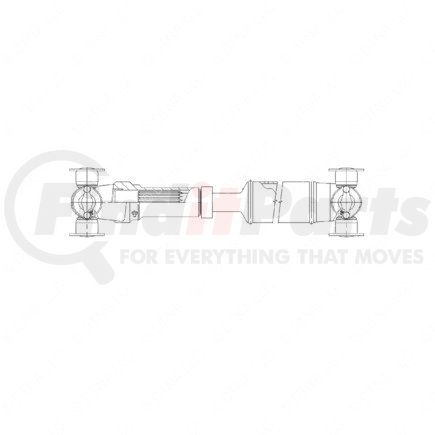 A09-09185-262 by FREIGHTLINER - Drive Axle Shaft Assembly