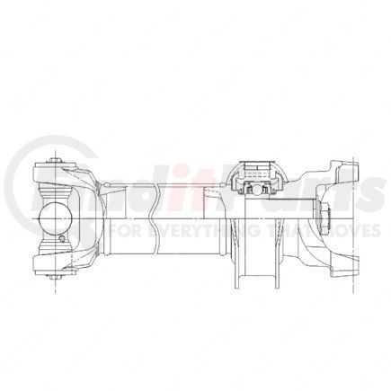 A09-10357-532 by FREIGHTLINER - Driveline - 1710 Midship