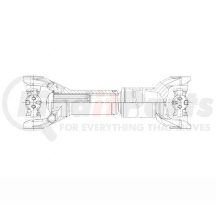 A09-10595-572 by FREIGHTLINER - DRIVESHAFT ASSEMBLY, RPL20 MAI