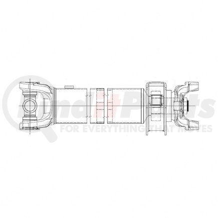 A09-10748-552 by FREIGHTLINER - Driveline Assembly - SPL100XS Inboard Midship, 55