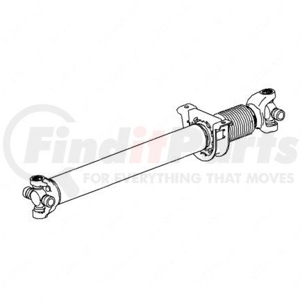 A09-10777-273 by FREIGHTLINER - Drive Shaft Assembly - Midship, SPL70, CR-Bearing-C