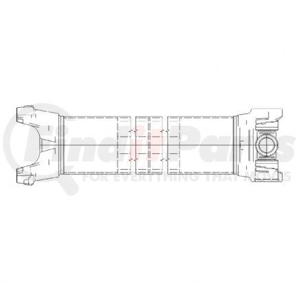 A09-11018-570 by FREIGHTLINER - Drive Shaft - Main Driveline