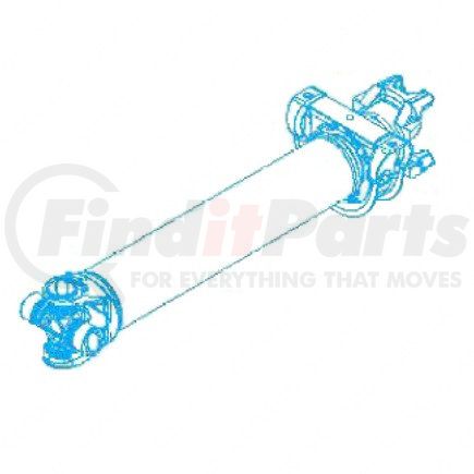 A09-11163-700 by FREIGHTLINER - Driveline - SPL170XL, Midship, 70.0 Inch