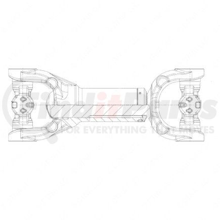 A09-11474-000 by FREIGHTLINER - DRIVESHAFT-RPL20,42D,18.90" S/