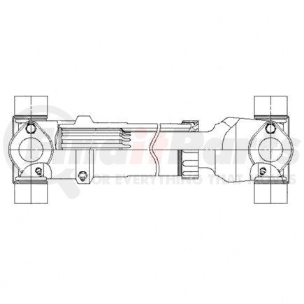 A09-11692-000 by FREIGHTLINER - DRIVESHAFT-1710 H/R,SHORT CPLD