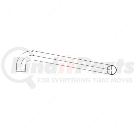 A05-12853-000 by FREIGHTLINER - Radiator Coolant Hose