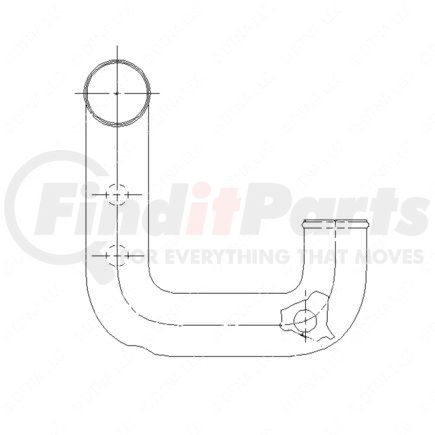 A05-15184-001 by FREIGHTLINER - PIPE-RAD