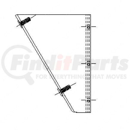 A05-15303-000 by FREIGHTLINER - Radiator Surge Tank Mounting Bracket