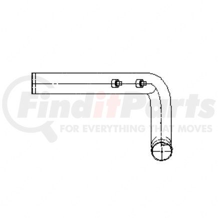 A05-15658-000 by FREIGHTLINER - TUBE. COOLANT