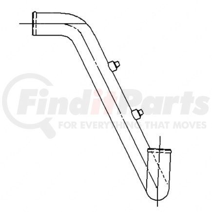A05-15986-000 by FREIGHTLINER - TUBE. COOLANT