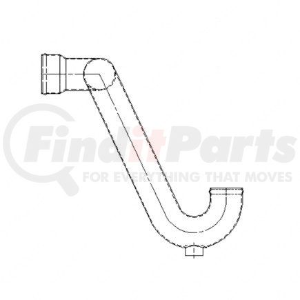 A05-16067-000 by FREIGHTLINER - Intercooler Pipe