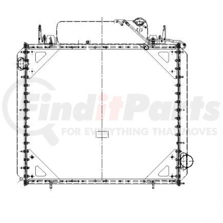 A05-16366-004 by FREIGHTLINER - RADIATOR ASSY