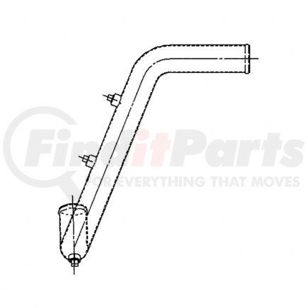 A05-16524-001 by FREIGHTLINER - PIPE-RAD