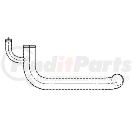A05-17431-000 by FREIGHTLINER - TUBE RAD ENG/CLR ASM