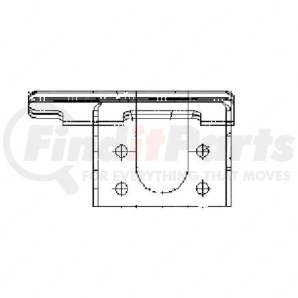 A05-20278-000 by FREIGHTLINER - Multi-Purpose Bracket - Heat Exchanger / Bracket, M2, 3126