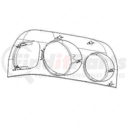 A06-20711-000 by FREIGHTLINER - Headlight Bezel