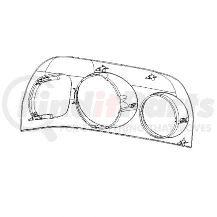 A06-20711-001 by FREIGHTLINER - Headlight Bezel