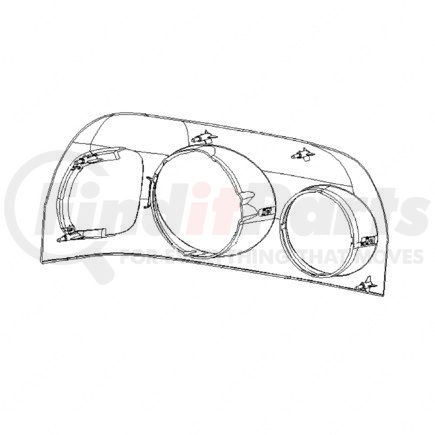 A06-20711-002 by FREIGHTLINER - Headlight Bezel