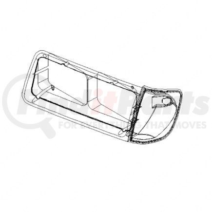 A06-20737-000 by FREIGHTLINER - Headlight Bezel - Aerodynamic, FLD, Left Hand