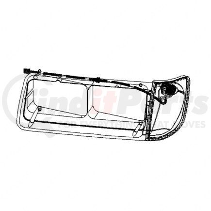 A06-20738-001 by FREIGHTLINER - Headlight Bezel