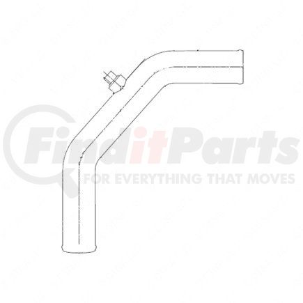 A05-22814-000 by FREIGHTLINER - PIPE/ELBOW-RADIATOR,TUBE-LOWER