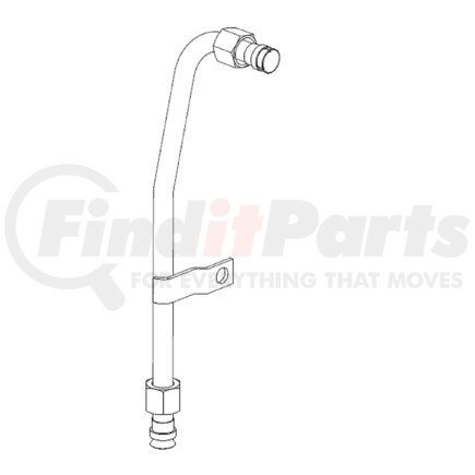 A05-27993-001 by FREIGHTLINER - Heater Supply Pipe