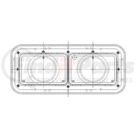 A06-14040-000 by FREIGHTLINER - Headlight Assembly