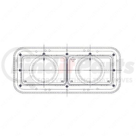 A06-14040-001 by FREIGHTLINER - Headlight Assembly