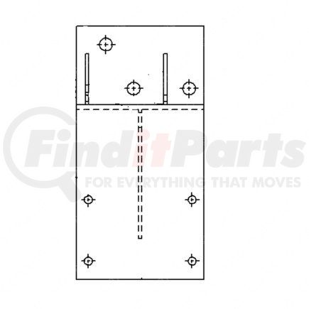 A12-14313-004 by FREIGHTLINER - Air Brake Dryer Bracket