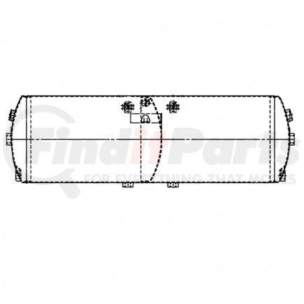 A12-15180-000 by FREIGHTLINER - Air Brake Air Tank